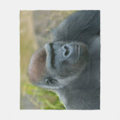 Regal Blackback Gorilla Fleecedecke (Vorderseite)