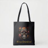 Regal Bloom Zucker-Schädel, individuell Tasche (Vorderseite)