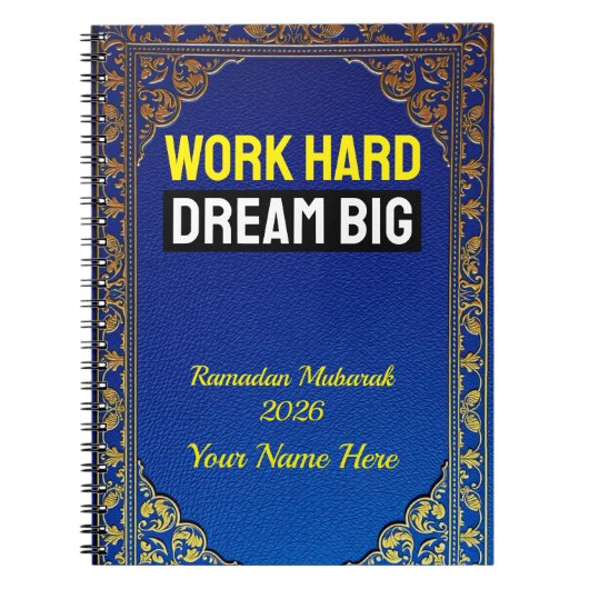 Regal Blue Book Cover 2026 Notizblock (Vorderseite)