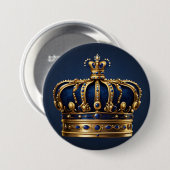 Regal Blue Crown Series Button (Vorne & Hinten)