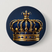 Regal Blue Crown Series Button (Vorderseite)