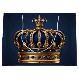 Regal Blue Crown Series Große Geschenktüte