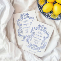 Regal Blue | Vintage Barockrahmenverheiratung