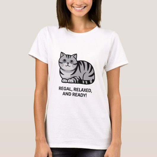 Regal British Shorthair T-Shirt (Vorderseite)