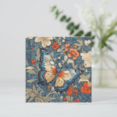 Regal Butterfly Amidst William Morris Floral (Stehend Vorderseite)