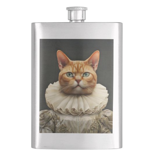 Regal Cat Flachmann (Vorderseite)