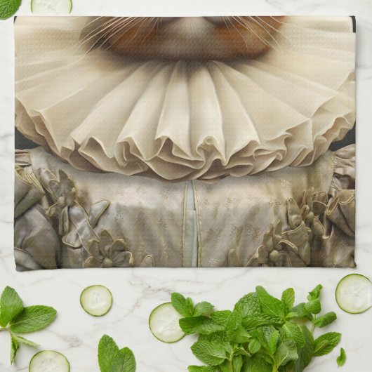 Regal Cat Geschirrtuch (Gefaltet)