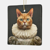 Regal Cat Keramikornament (Links)