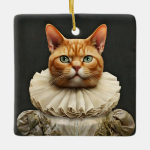 Regal Cat Keramikornament