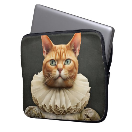 Regal Cat Laptopschutzhülle (Vorderseite Links)
