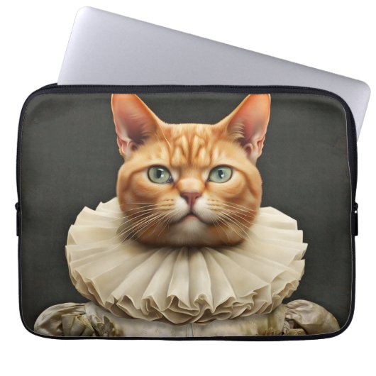 Regal Cat Laptopschutzhülle (Vorderseite)