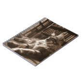 Regal Cat Library Notebook Notizblock (Linke Seite)
