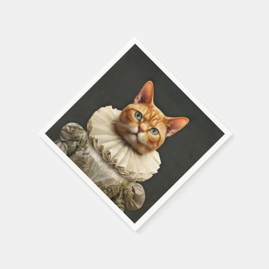 Regal Cat Serviette (Ecke)