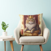 Regal Cat Throne Kissen (Stuhl )