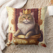 Regal Cat Throne Kissen (Decke)