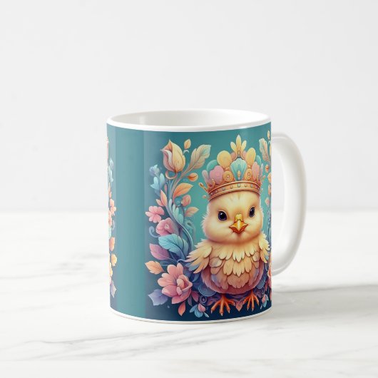 " REGAL CHICK " KAFFEETASSE (VorderseiteRechts)