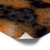 Regal Choco Fraktal Design Poster (Ecke)