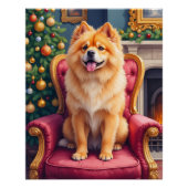 Regal Chow Chow by Grand Christmas Tree Holiday Poster (Vorderseite)