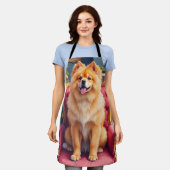 Regal Chow Chow by Grand Christmas Tree Holiday Schürze (Getragen)