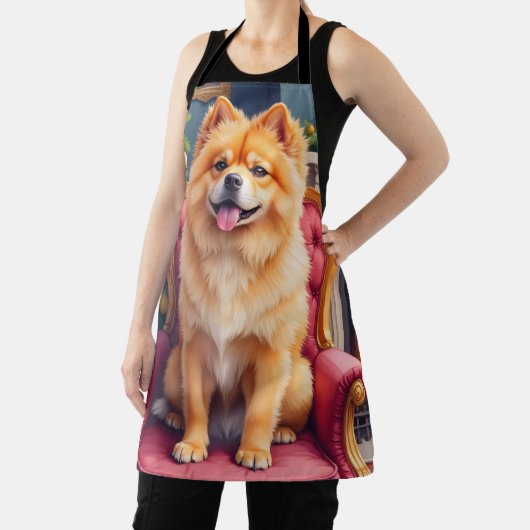 Regal Chow Chow by Grand Christmas Tree Holiday Schürze (InSitu)