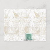 Regal Christmas Greetings Feiertagspostkarte (Rückseite)