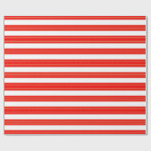 Regal Christmas Stripes Geschenkpapier (Flach)