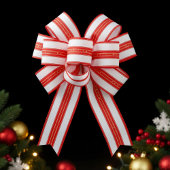 Regal Christmas Stripes Ripsband