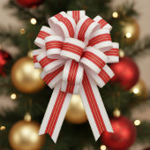Regal Christmas Stripes Satinband