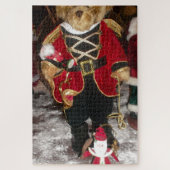 Regal Christmas Teddy Bären Holiday Art Printing Puzzle (Vertikal)