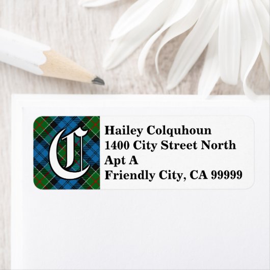 Regal Clan Colquhoun Tartan Monogram (Insitu)