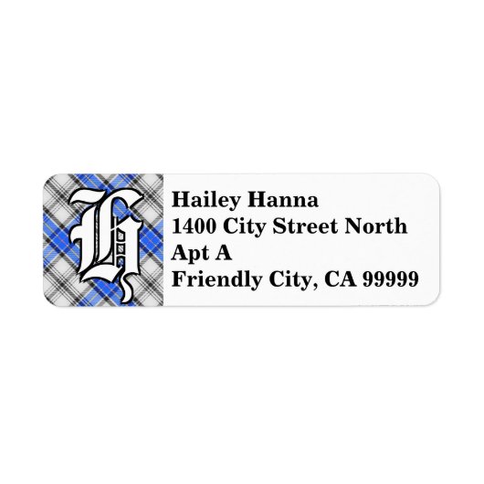 Regal Clan Hannay Tartan Monogram (Vorne)