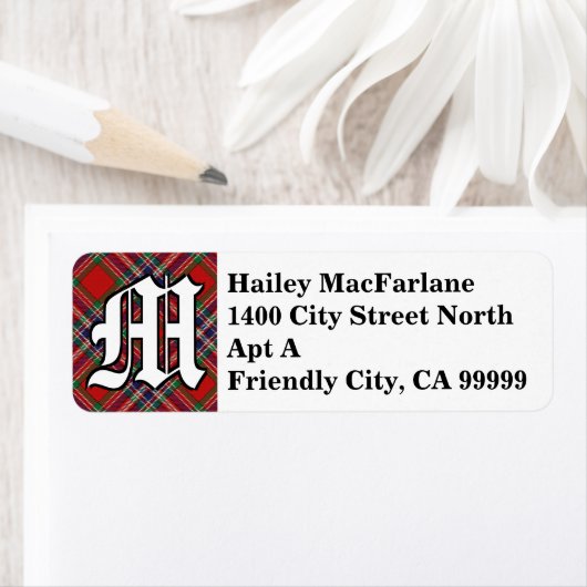 Regal Clan MacFarlane Tartan Monogram (Insitu)