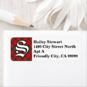 Regal Clan Stewart Tartan Monogram (Insitu)