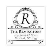 Regal Classic Elegant Rich Monogram Luxury Permastempel (Design)