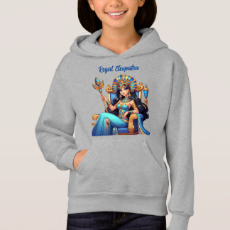 Regal Cleopatra Cartoon Hoodie