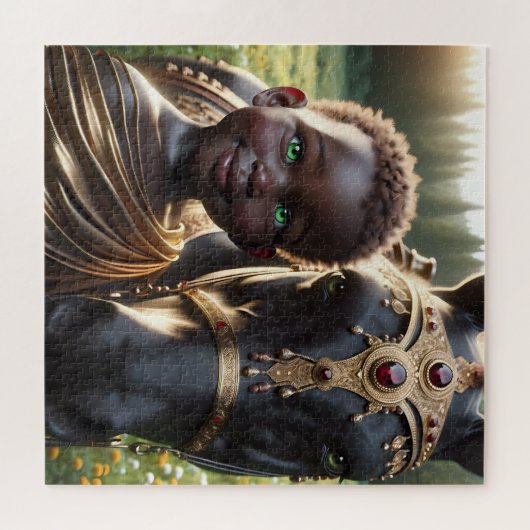 Regal Companions: Twilight's Embrace Puzzle (Horizontal)