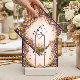 Regal Crown Fleur-de-Lis Mardi Gras Serviette