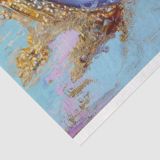 Regal Crown Möbel Makeover Decoupage Seidenpapier (Ausschnitt)