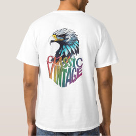 Regal Crystal Eagle" Majestic Design T-Shirt