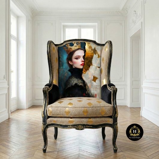 Regal Darkness Abstrakt Queen Decoupage Seidenpapier