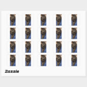 Regal Dave Glossy Square Stickers (Blatt)
