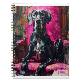 Regal Deutsche Dogge Notizblock