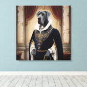 Regal Dog in der Renaissance-Attraktion - Digitale Leinwanddruck (Insitu (Holzboden))