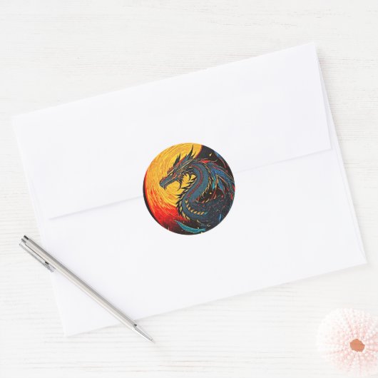 Regal Dragon Moon Sticker - Mythischer Power! (Umschlag)