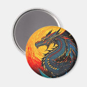 Regal Dragon Moonlight Magnet (Vorderseite/Rückseite)