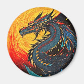 Regal Dragon Moonlight Magnet (Vorne)