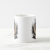 Regal Egyptian Black Cat Art Kaffeetasse (Mittel)