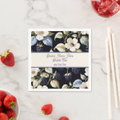 Regal Elegance BlackBerry & Blooms Serviette (Beispiel)