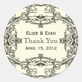 Regal Elegance Danke Stickers