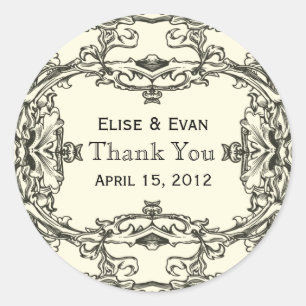 Regal Elegance Danke Stickers
